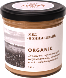 Natural flower honey packaged Organic Donnikovy