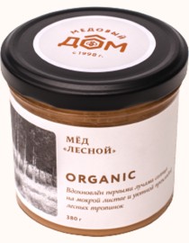 natural flower honey packaged organic lesnoy